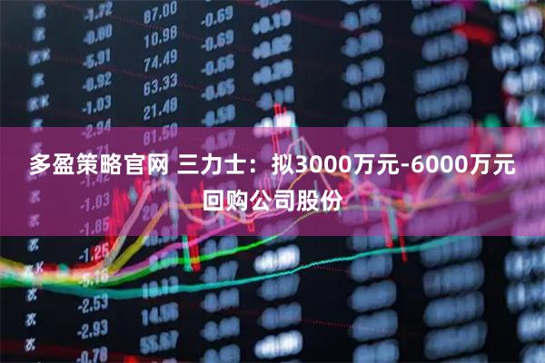 多盈策略官网 三力士：拟3000万元-6000万元回购公司股份