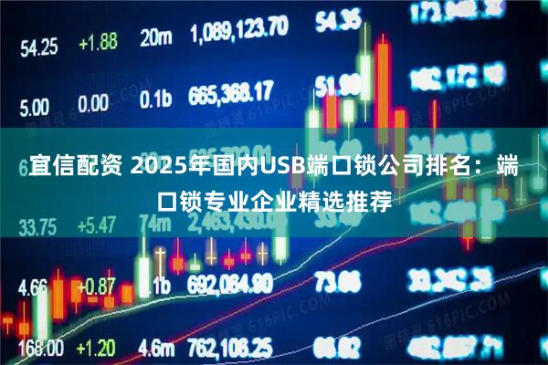 宜信配资 2025年国内USB端口锁公司排名：端口锁专业企业精选推荐