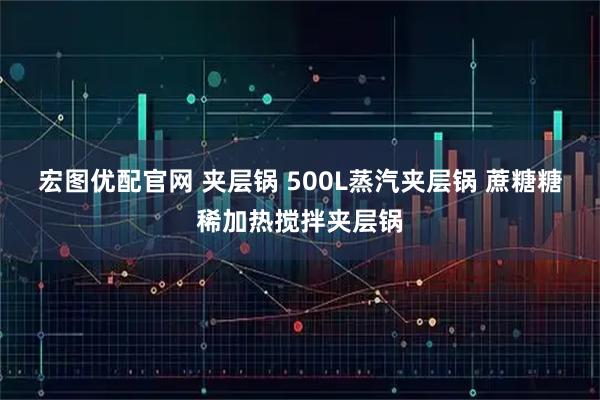 宏图优配官网 夹层锅 500L蒸汽夹层锅 蔗糖糖稀加热搅拌夹层锅